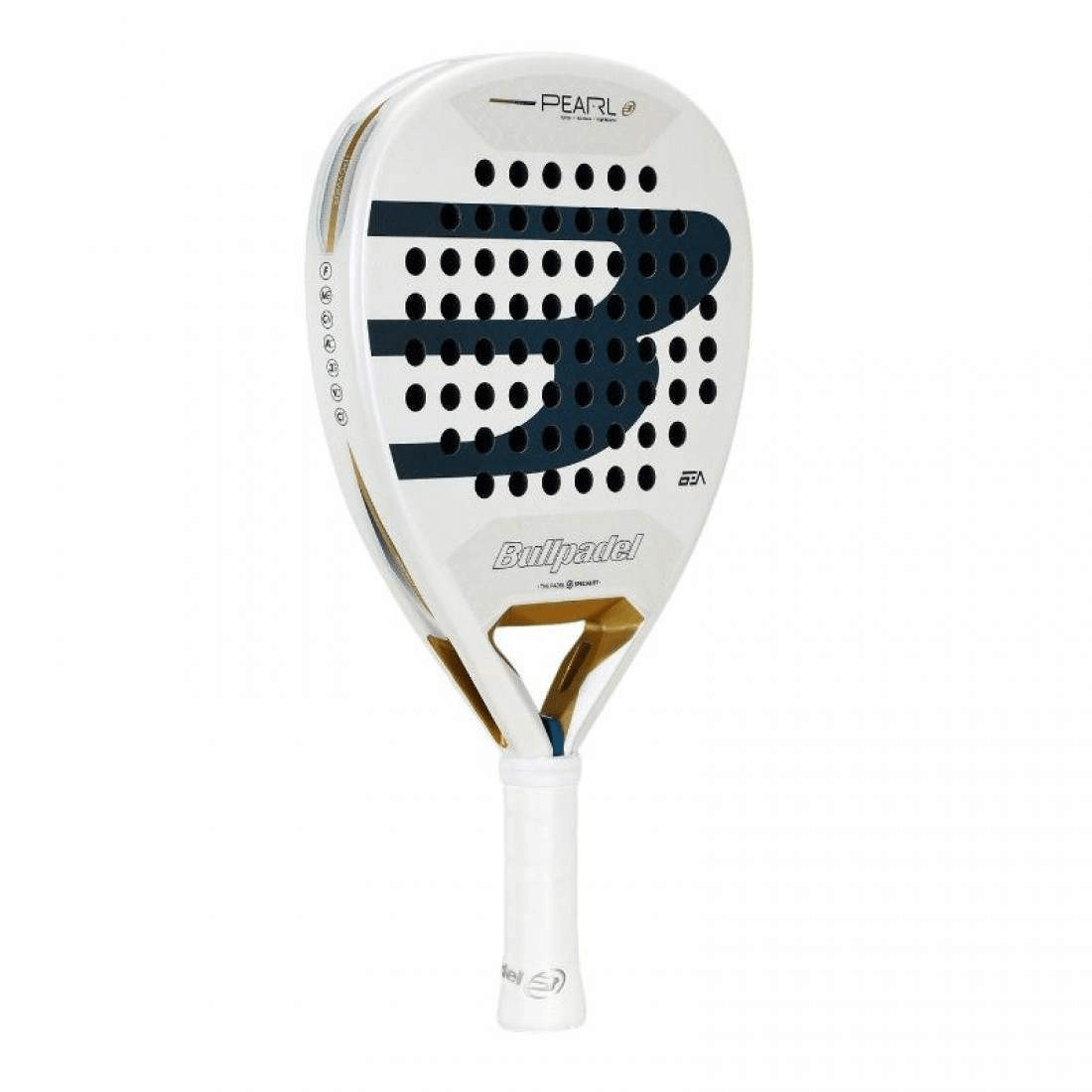 Bullpadel Bea Gonzalez Pearl 2026 Racket - offensivt, lätt och balanserat padelrack med feminin design.